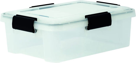 Boîte hermétique Iris 10l transparente 30x40x15 cm | 3 pièces
