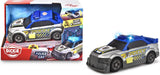 Dickie Police Car Gris avec lumière et son