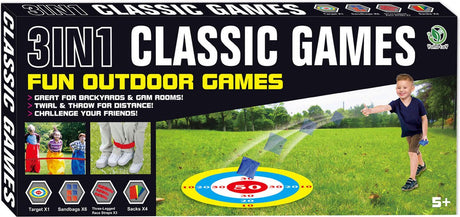 Lobbes toys bv jeux classiques d'extérieur 3 en 1