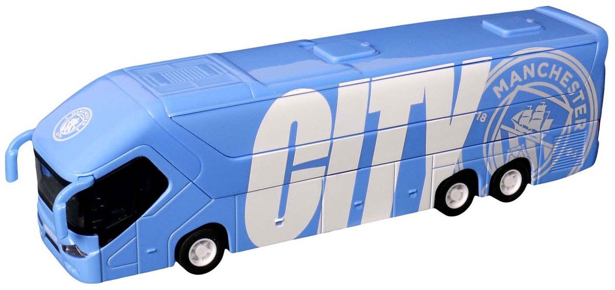 Bus de l'équipe Van der Meulen Manchester City FC