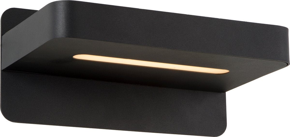 Lucide atkin - applique lampe de chevet - LED - 1x6w 3000k - avec point de chargement USB - noir