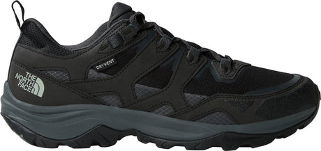 The north face m hedgehog 3 wp chaussures de randonnée pour hommes - noir tnf - gris asphalte