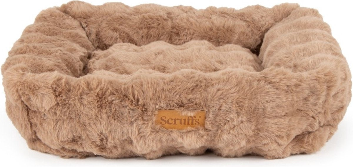 Scruffs - lit box alpin - panier pour chien - taupe - x-large 90 x 70 cm
