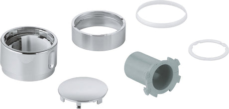 Poignée de température Grohe pour thermostat intégré, chromée