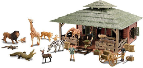 Ensembles de jouets et figurines Braet ferme avec des animaux sauvages