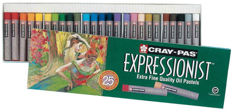 Sakura cray-pas expressionniste coffret de 25 pastels à l'huile
