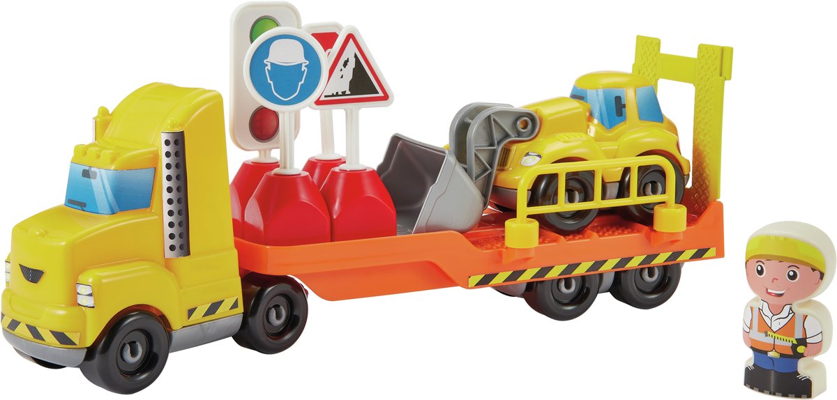 Camion Abrick avec excavateur