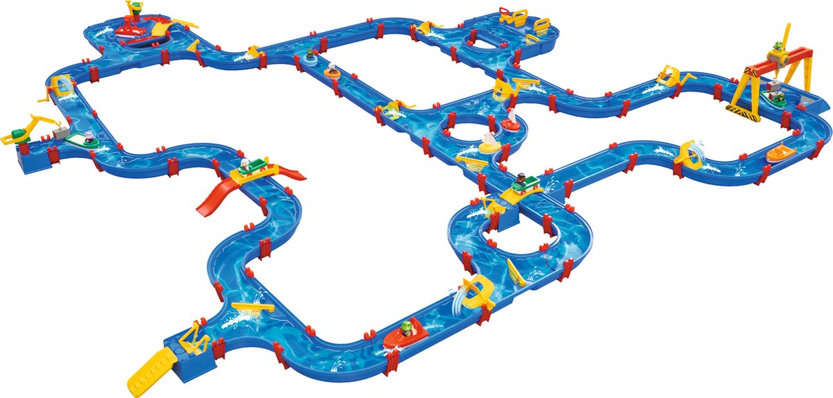 Big - aquaplay - gigaset - 330 x 330 x 24,5 cm - à partir de 3 ans - piste d'eau