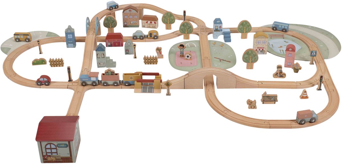 Ensemble de rails de train Little Dutch xl