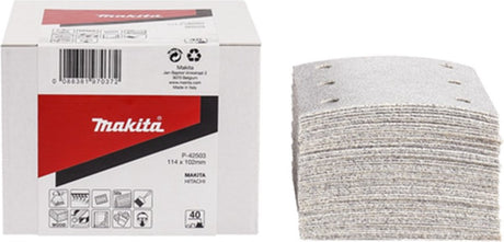 Makita accessoires feuille abrasive k80 114x102 wh - p-42525 - p-42525