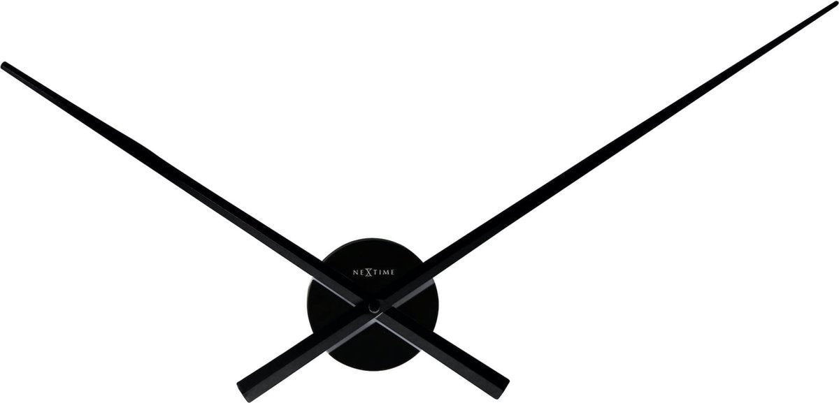 Nexttime ne-3118zw horloge murale dia. 70 cm, noir, 'mains'