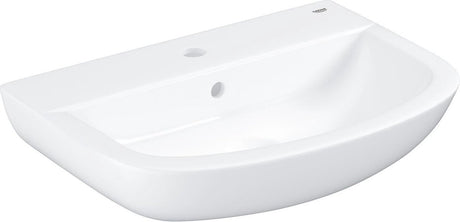 Lavabo Grohe bau - céramique - 55 x 39 cm - blanc