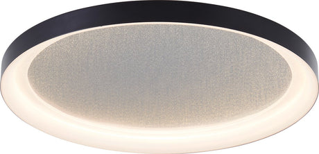 Brilliant quito - plafonnier - LED 30w - 42cm - design noir - effet pailleté - 3-step dim