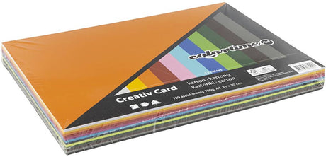 Creativ company gekleurd karton a2 180 gr 20 vel