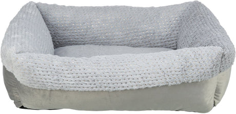 Trixie - lit pour chien Noël Livia - gris - 80x60 cm