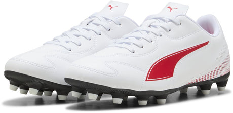 Chaussures de sport Puma Vitoria II FG AG pour hommes - blanc-rouge