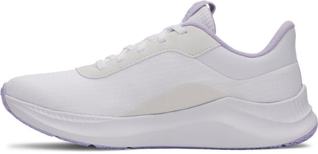 Under armour ua w aurora 3-wht chaussures de sport femme - blanc - violet crête