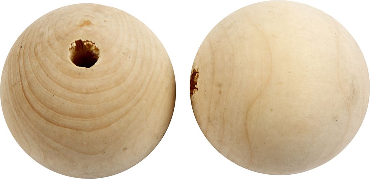 Creativ Company Wooden Perle 5 mm, 20e.