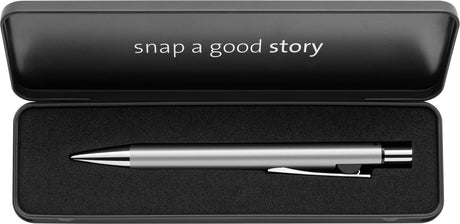Pelikan stylo à bille snap métallisé k10 boîtier en métal argenté