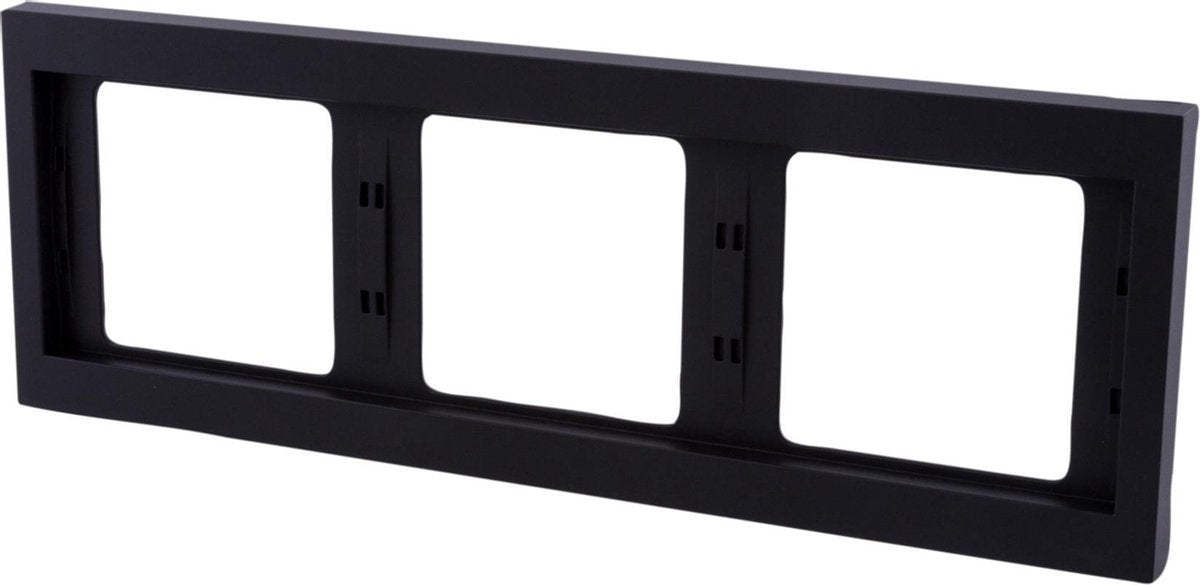 Berker k1 cadre de couverture encastrable 3 fois horizontal anthracite
