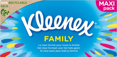 Famille de mouchoirs Kleenex - 128 pièces