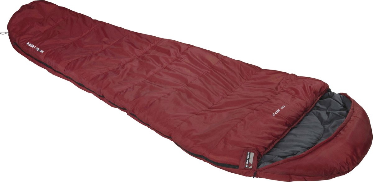 High Peak Tr 300 - sac de couchage momie - gris rouge foncé