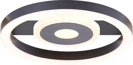 Brilliant maureen - plafonnier - LED 12w - 3000k - noir