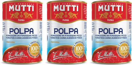 Mutti polpa 3 x 4050 grammes