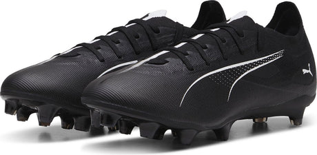 Chaussures de sport unisexe Puma ultra 5 match fg ag - noir-blanc