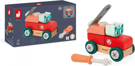 Janod - brico'kids - voiture à faire soi-même - chat