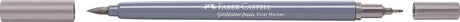 Faber-castell - marqueur aquarelle duo - goldfaber - gris chaud iii 272 - pinceau 0,6 mm - fc-164672