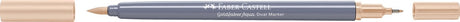 Faber-castell - marqueur aquarelle duo - goldfaber - sable 281 - pinceau 0,6mm - fc-164681