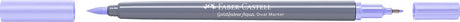 Faber-castell - marqueur aquarelle duo - goldfaber - lavande claire 196 - pinceau 0.6mm - fc-164696