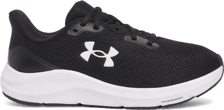 Under Armour UA W Charged Pursuit 4 Chaussures de sport pour femme - Noir - Blanc
