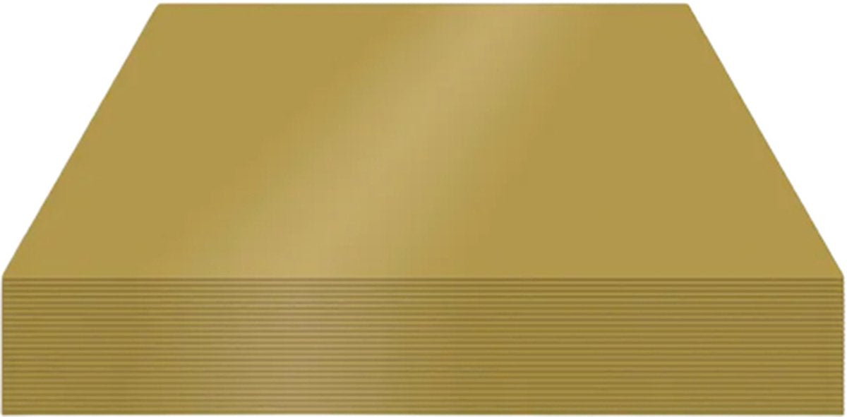 Kangaro fotokarton - 50x70cm - 300 gram - goud zijdeglans - pak 25 vel - k-0045-566