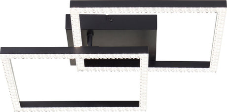 Brilliant ranni - plafonnier - cristal LED 18w - 4000k - noir