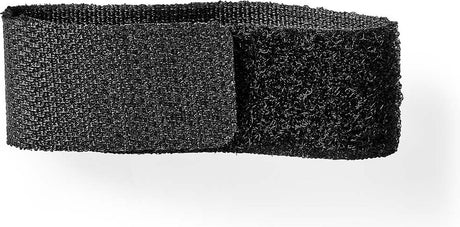 Gestion des câbles Nedis - Velcro - verrouillé - 6 pièces - nylon - noir