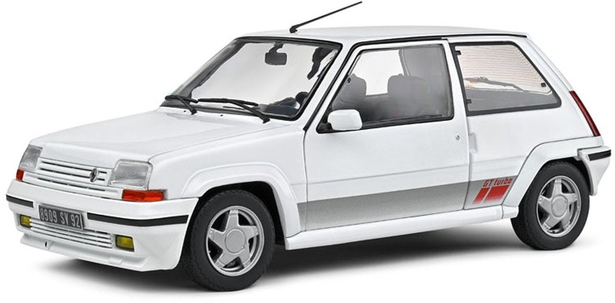 Solido Renault 5 GT Turbo 'MK2' modèle réduit de voiture 1:18 1989 S1810002 modèle réduit blanc