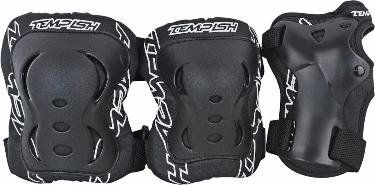 Tempish - fid - protection pour patins - pack de 3 - adultes - noir - xl