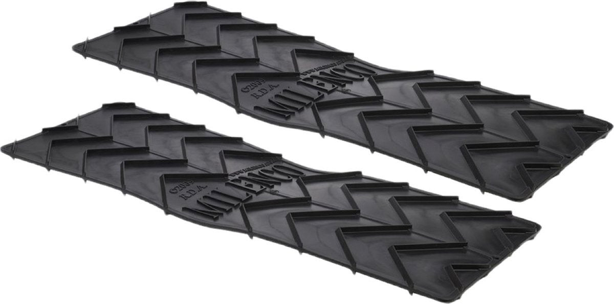Tapis antidérapant Milenco - 2 pièces - noir