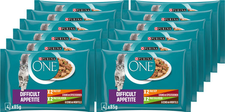 Purina one purina® one® appétit difficile - nourriture humide pour chats - poulet - 48 x 85 g