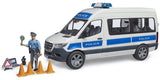 Bruder Mercedes Benz Sprinter Véhicule d'urgence de la police Modèle prêt à l'emploi Véhicule de service d'urgence (modèle)