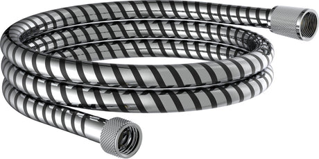 Flexible de douche Schütte elmo 150 - plastique - 150 cm - chrome noir