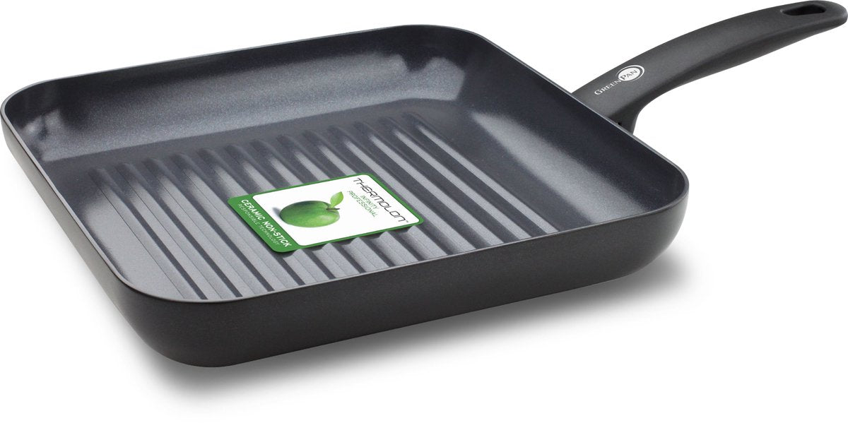 Poêle grill Greenpan Cambridge noire ø28 cm (pour tous feux)