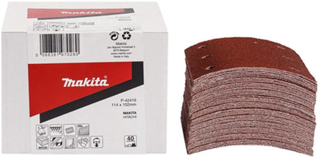 Makita accessoires feuille abrasive k60 114x102 rouge - p-42422 - p-42422