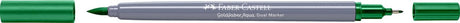 Faber-castell - marqueur aquarelle duo - goldfaber - vert émeraude 163 - pinceau 0.6mm - fc-164663