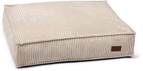 Conçu par Lotte conçu par Lotte Dog Cushion Ribbed 100x70x15 cm gris clair
