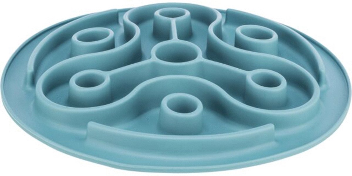 Trixie tapis d'alimentation à alimentation lente TPE bleu