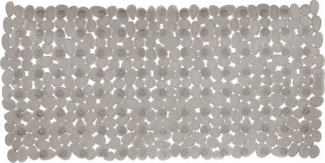 Wenko tapis de bain antidérapant paradise 71x36cm taupe - tapis antidérapant pour le bain - avec ventouses
