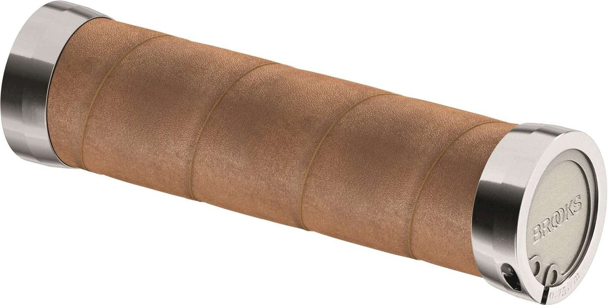 Brooks gère des poignées en cuir minces 100 130 mm âgés